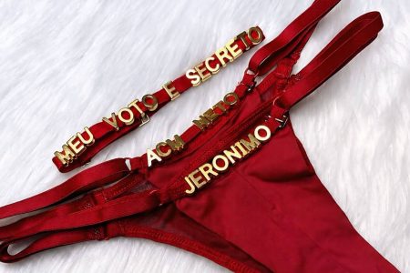 Loja vende lingerie com nomes de ACM Neto e Jerônimo e viraliza nas redes: “meu voto é secreto”