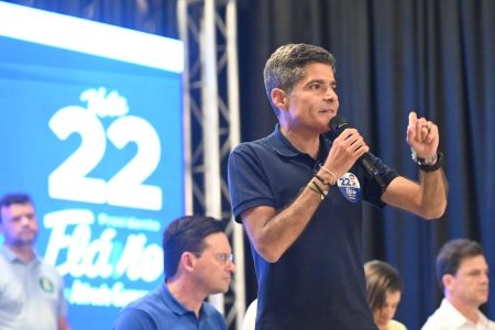 ACM Neto diz que Flávio vai tirar do papel promessas do PT feitas há 20 anos: “A Bahia vai crescer”
