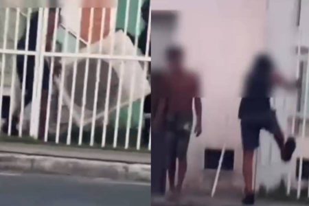 Trio arromba loja e furta aparelho de ar-condicionado em Stella Maris