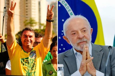 Lula e Flávio Bolsonaro disputam segundo turno pela Presidência da República