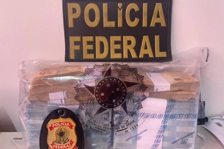 PF apreende R$ 200 mil durante investigação sobre lavagem de dinheiro em Irecê