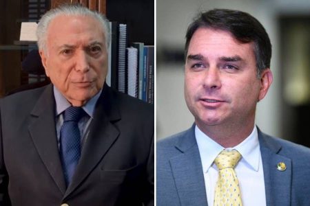 Michel Temer declara apoio a Flávio Bolsonaro no segundo turno: “O eleitorado quer mudança”