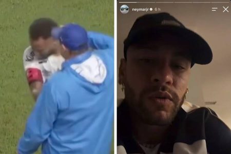 Neymar empurra Ceni após discussão e dispara contra Nestor: “Foi muito safado”