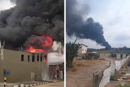 Incêndio atinge fábrica de velas em Feira de Santana; ninguém fica ferido