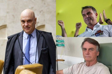 Moraes libera visitas de Flávio Bolsonaro ao pai após suspensão
