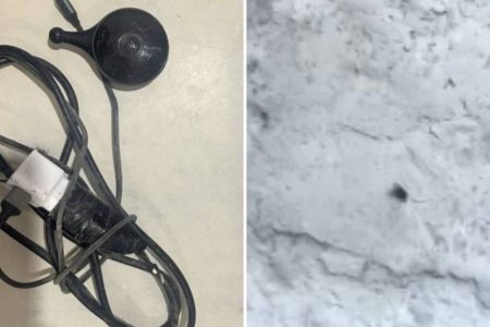 Câmera escondida em parede é encontrada pela PM e seria usada por traficantes em Candeias