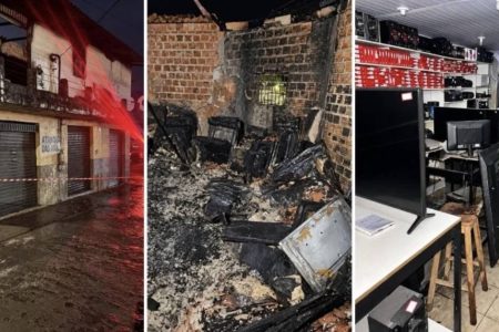 Incêndio atinge estabelecimento comercial próximo à Central de Abastecimento de Alagoinhas