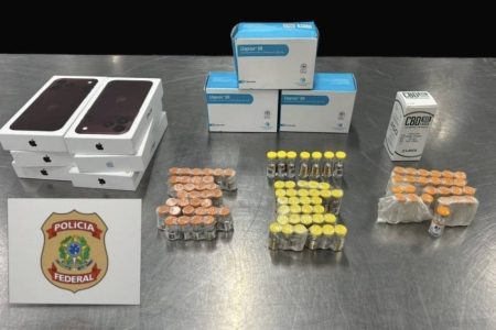Baiano é preso em aeroporto do Rio com medicamentos para emagrecer e produtos importados irregularmente
