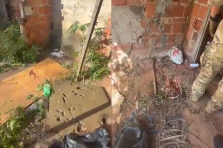 Polícia resgata vítima de sequestro em cativeiro no Calabetão