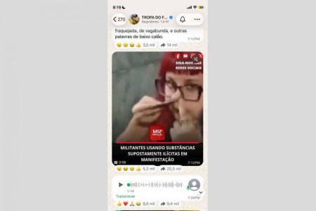 Canal de Flávio Bolsonaro divulga vídeo falso associado a ato pró-Lula na Paulista