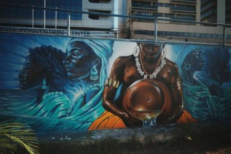 Murais do BRT do Itaigara criam novo circuito de arte urbana em Salvador