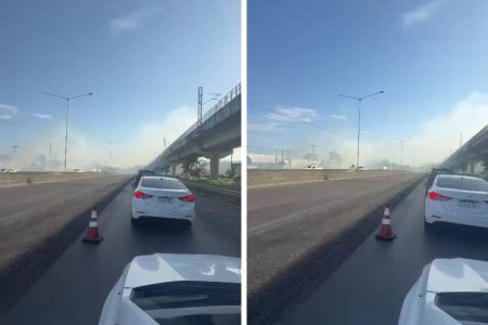 Interdição na BR-324 dificulta chegada de apoiadores ao ato de Flávio Bolsonaro em Salvador