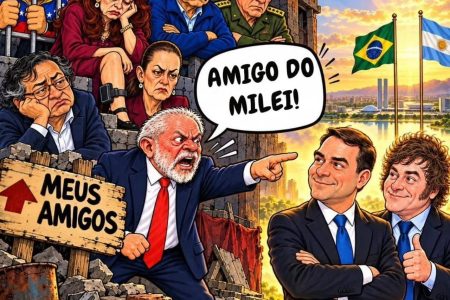 Milei provoca Lula após ser citado no debate com Flávio Bolsonaro: “Os esquerdistas choram”