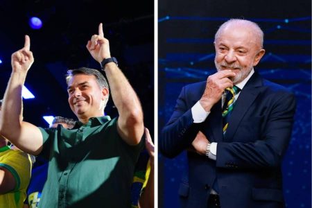 Datafolha: Flávio Bolsonaro tem 51% dos votos válidos, contra 49% de Lula