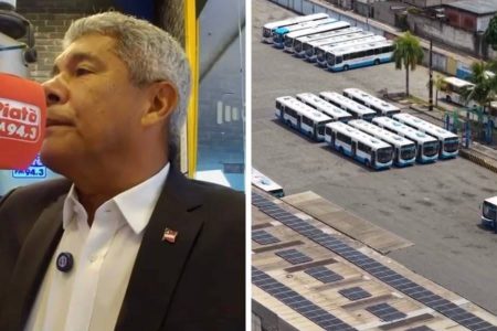Jerônimo diz que “não foi informado” sobre ônibus metropolitanos parados durante 2º turno; imagens mostram garagens lotadas